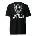 2 sided Glitchy Cat/Text Tee