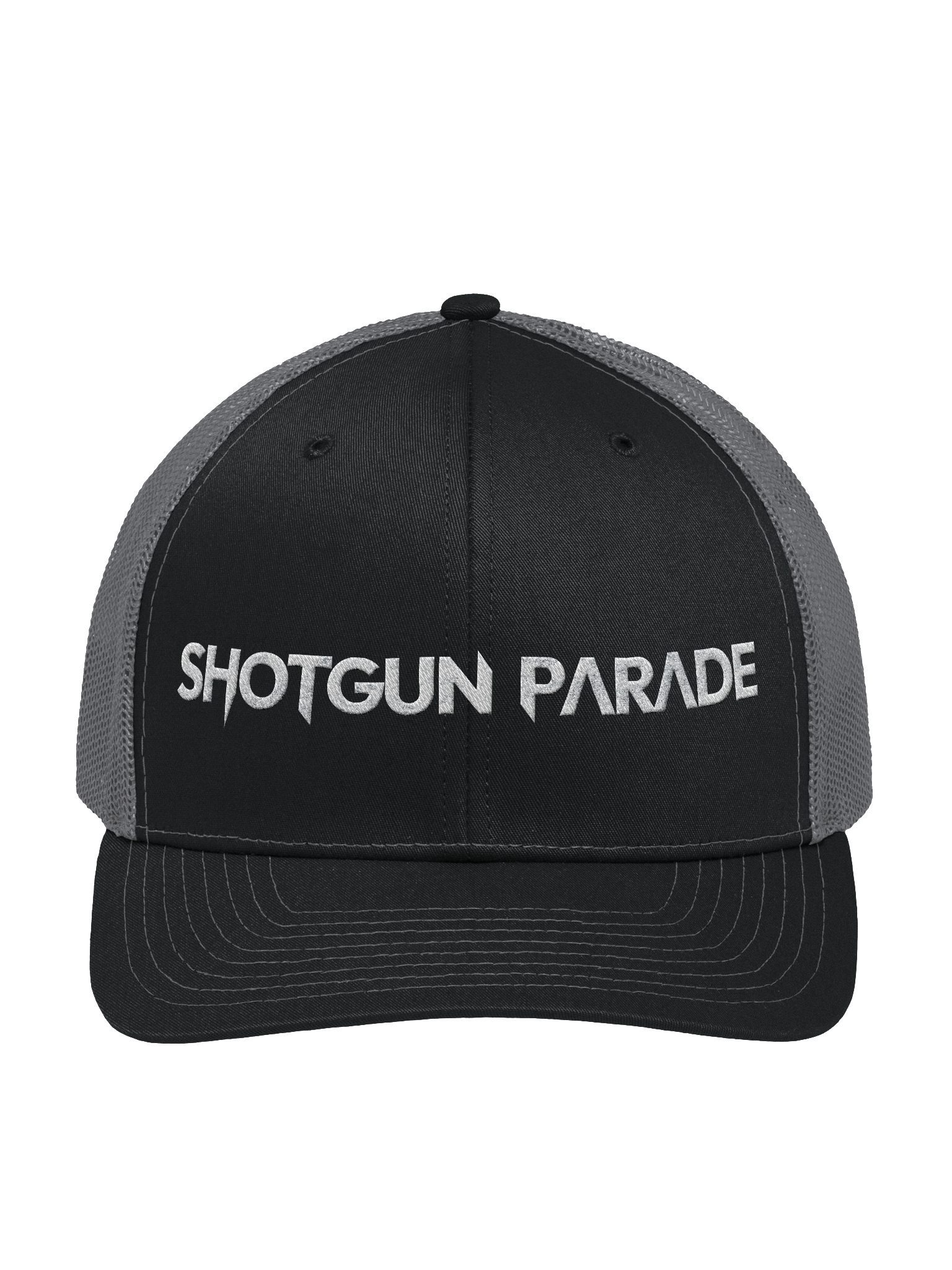 Shotgun Parade Bold Text Trucker Hat