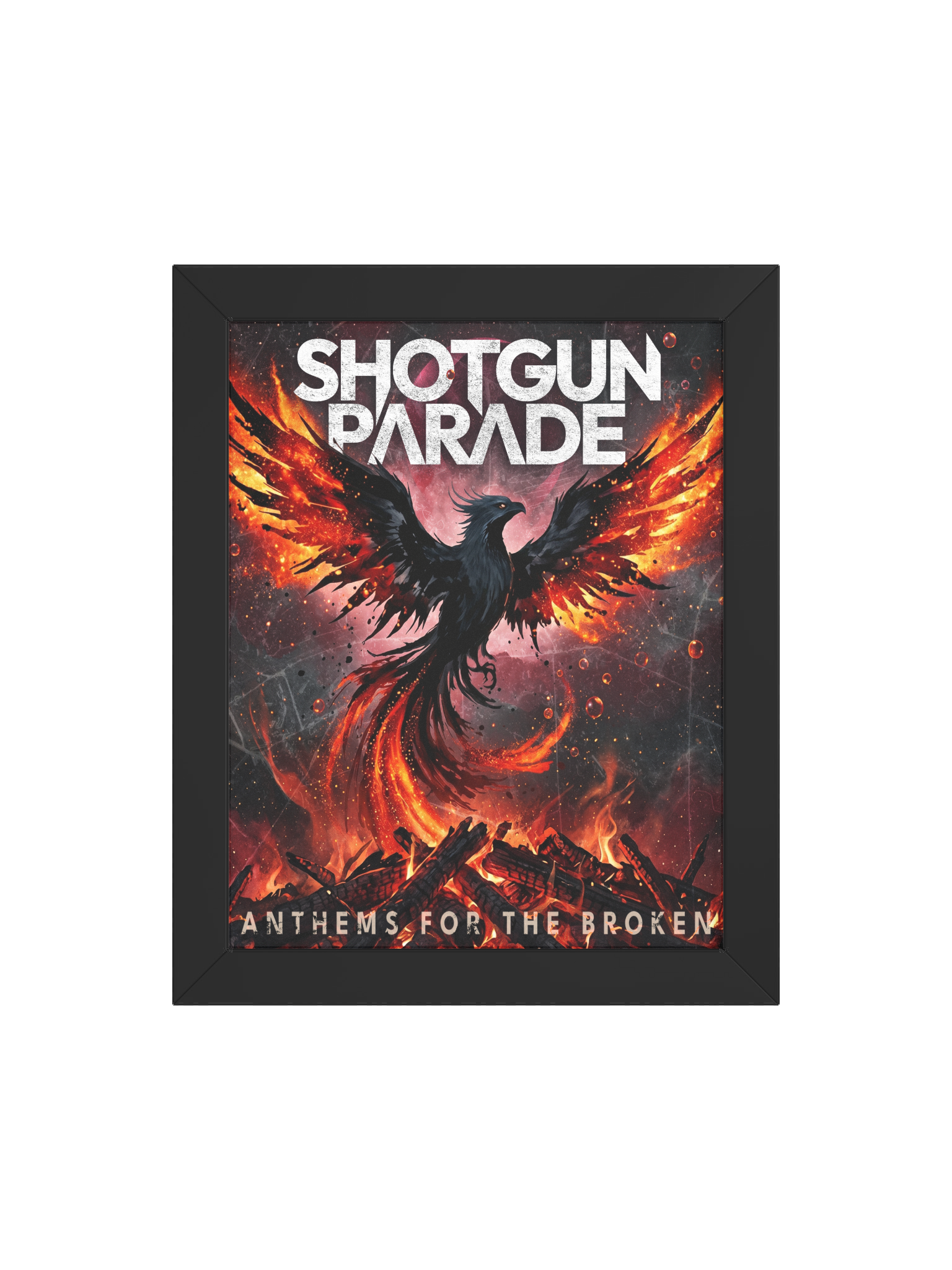Shotgun Parade Fiery Phoenix Poster